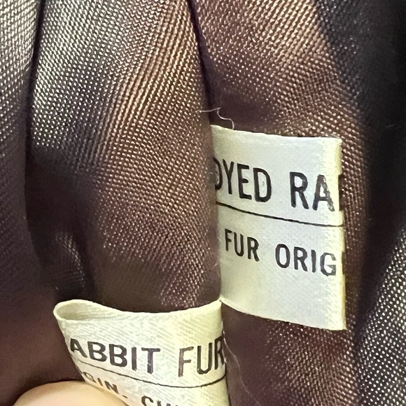 Vintage Authentic Rabbit Fur Coat Size M - Picture 3 of 8